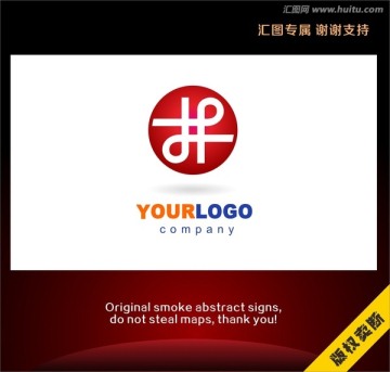 H創(chuàng)意吉祥結(jié)標(biāo)志
