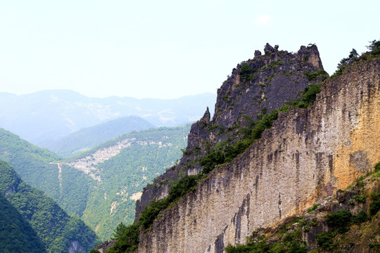 山峰 悬崖 绝壁 武陵山