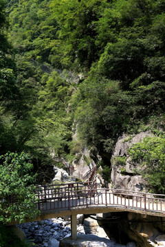 武陵山 地缝 溪谷 栈道