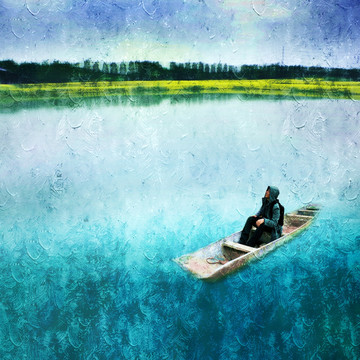 大自然油畫