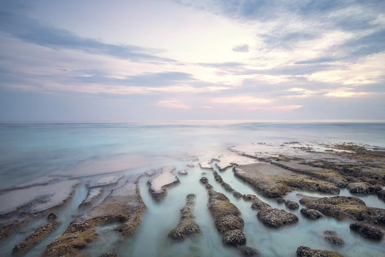 海边日落