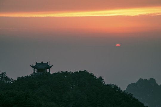 黄山日出