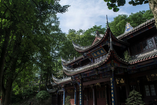 青城后山古泰安寺