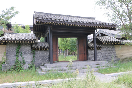 住宅大门 仿古建筑