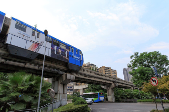 重庆轻轨 地铁 城市交通