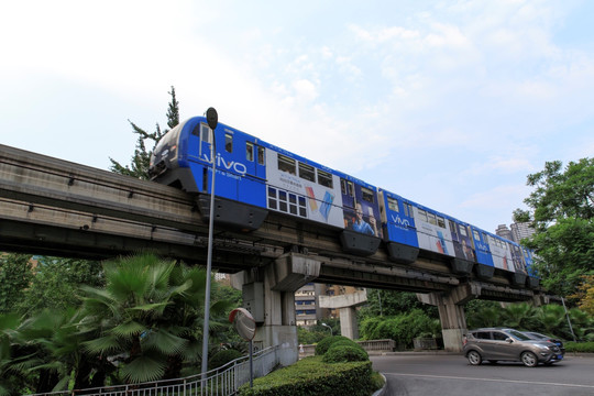 重庆轻轨 地铁 城市交通