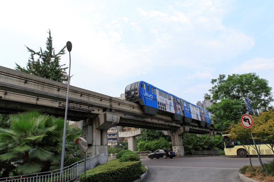 重庆轻轨 地铁 城市交通