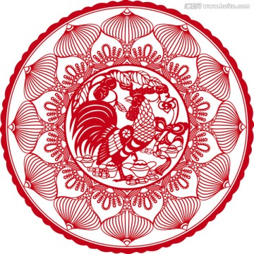 雞年窗花