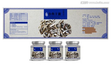 小魚(yú)干醬包裝設(shè)計(jì)