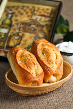 莲蓉面包