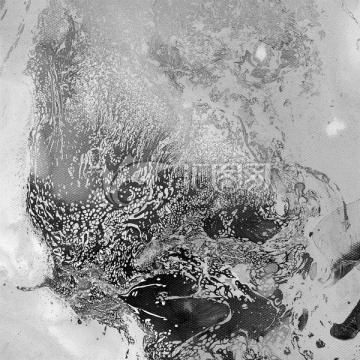 水墨電分壁畫
