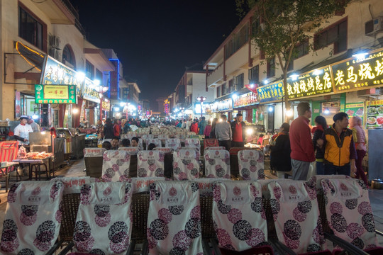 敦煌沙洲夜市