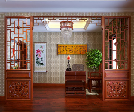 中式埡口屏風(fēng)