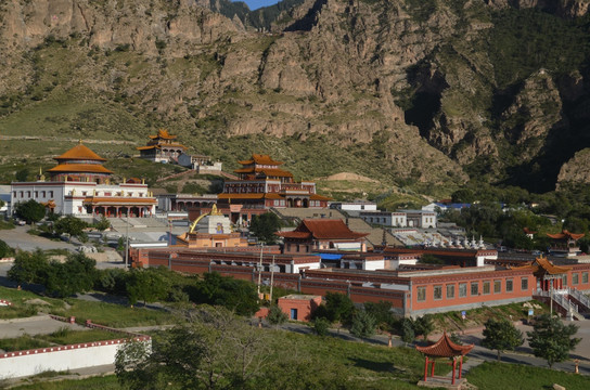 南寺风光 广宗寺 阿拉善旅游