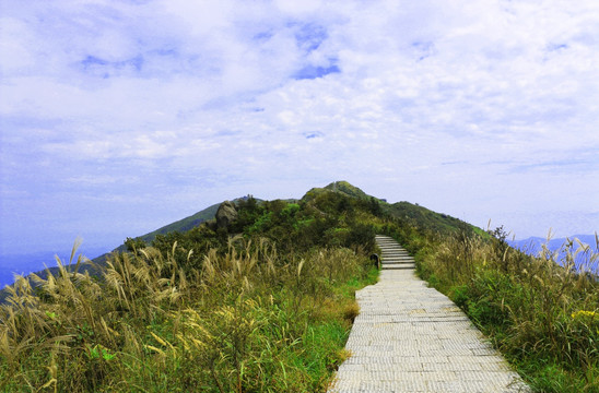 七星岭刃脊 山脉 大围山