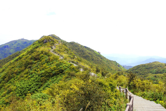 七星岭刃脊 鱼脊 山脉