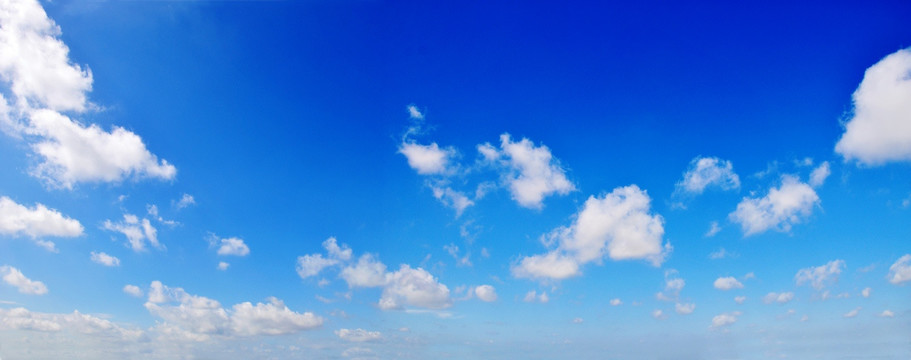 蓝天白云 全景图