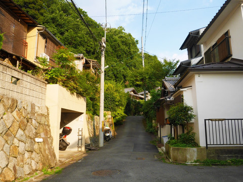 日本京都东林町老街民居