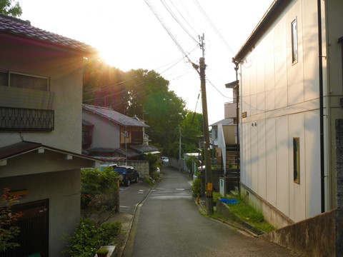 日本京都东林町老街民居