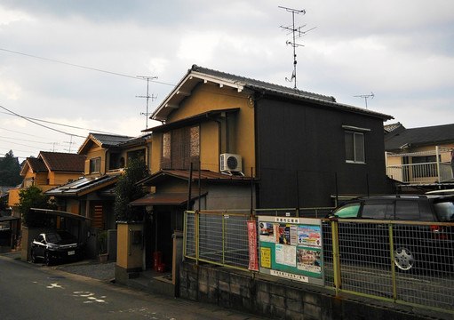 日本京都东林町老街民居