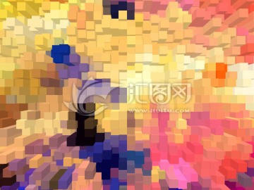 3D立體背景墻壁畫