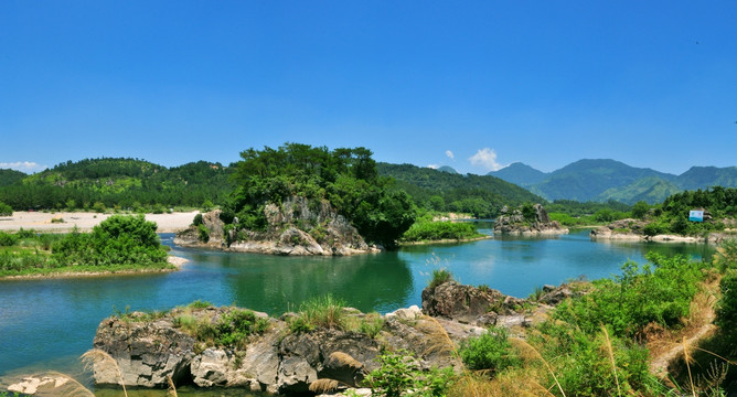 楠溪江狮子岩