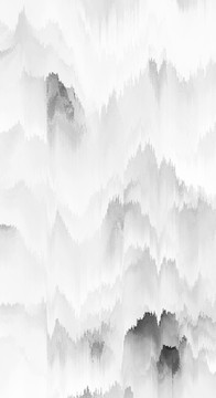 淡墨山水 高清豎幅 合層