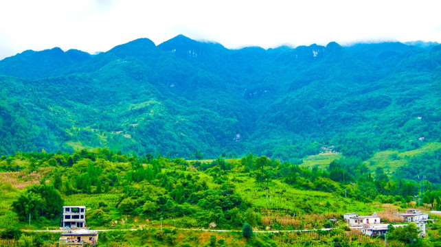 山村风貌 农村风光