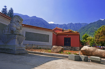 寺院外墙景观