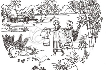 少數(shù)民族姑娘
