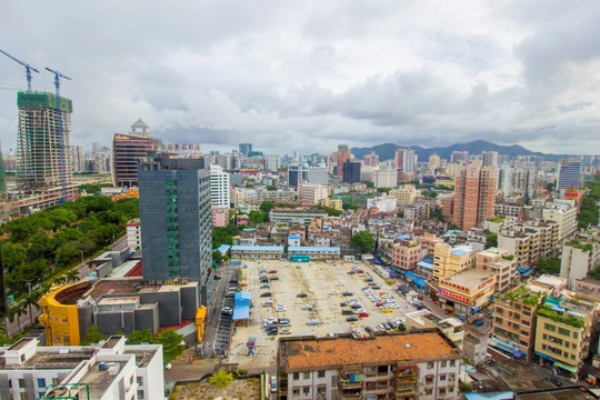 广东省珠海市珠海鸟瞰图