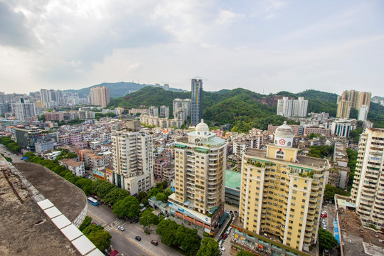 广东省珠海市珠海鸟瞰图