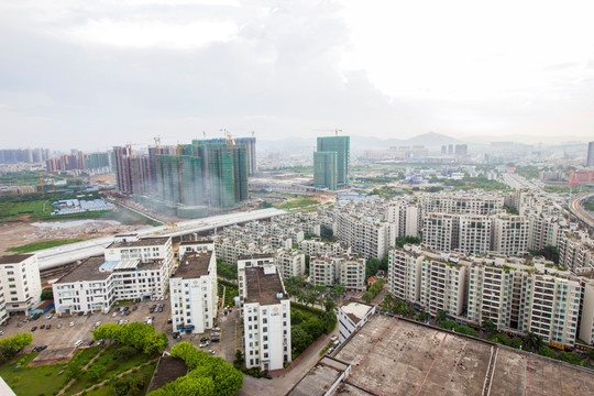 广东省珠海市珠海鸟瞰图