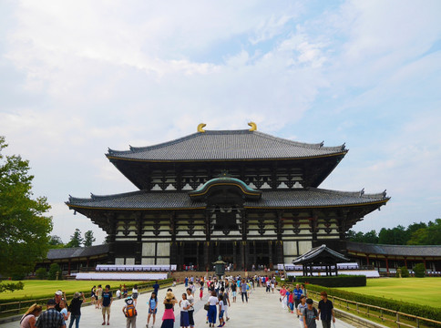 日本奈良东大寺大佛殿