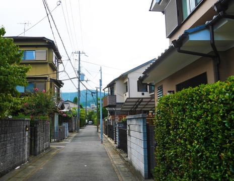 日本京都若宫町老街