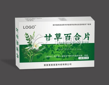甘草百合片 平面圖