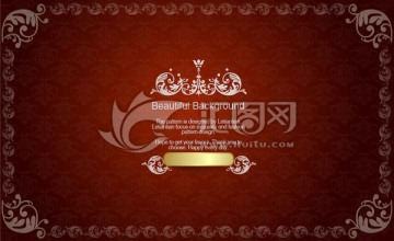 歐式花紋 卡片