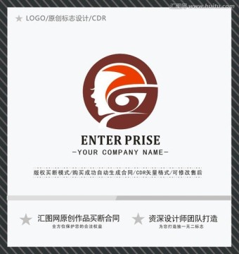 字母G logo设计