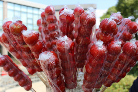 冰糖葫芦 山楂 小吃 美食