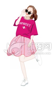 女孩 时尚女孩 女孩插画