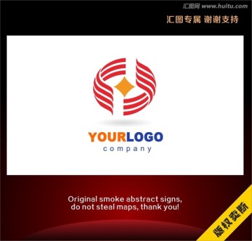 雙手環(huán)抱金融標志