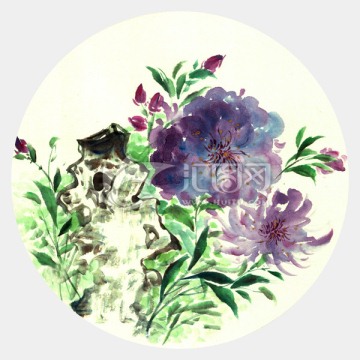 寫意花卉素材