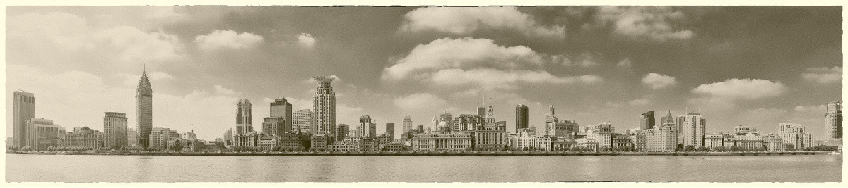 上海外滩老照片 全景