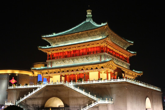 西安鐘樓夜景