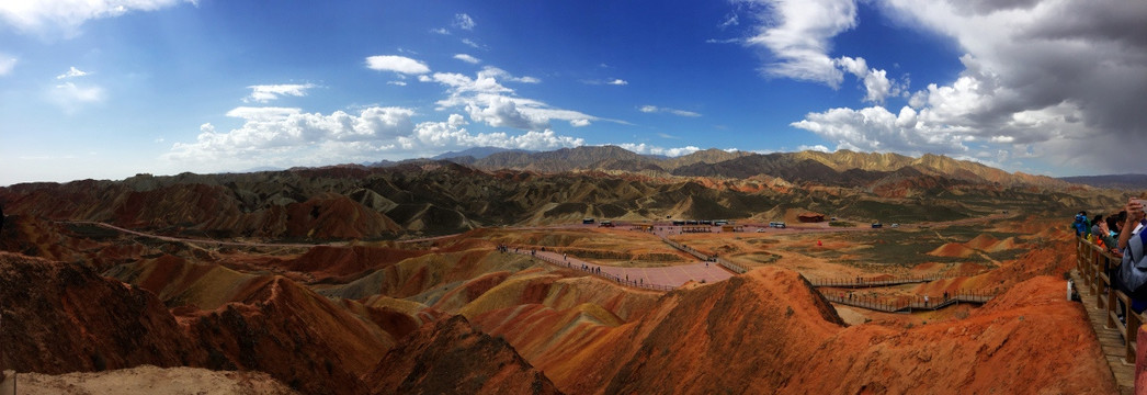 丹霞 地貌 全景 大图