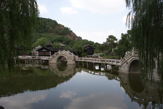 石桥 苏州灵岩山