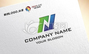 N字母环保科技公司LOGO