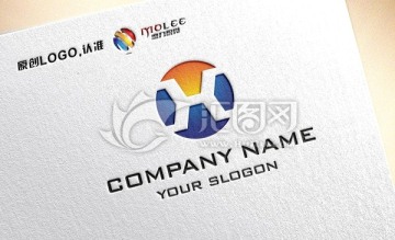 H字母LOGO設(shè)計(jì)