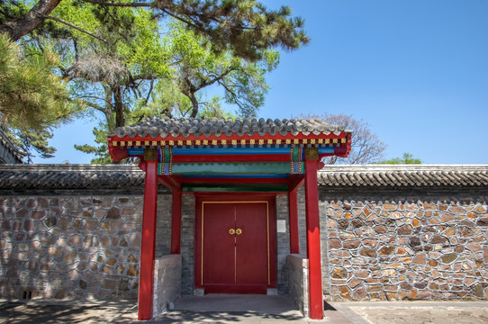 中式宅院门