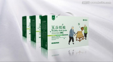 五谷杂粮礼品包装（平面图）